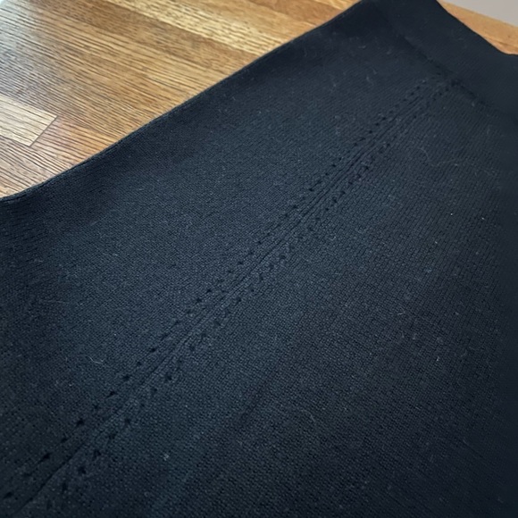 MAGASCHONI BLACK WOOL SKIRT - Picture 2 of 8